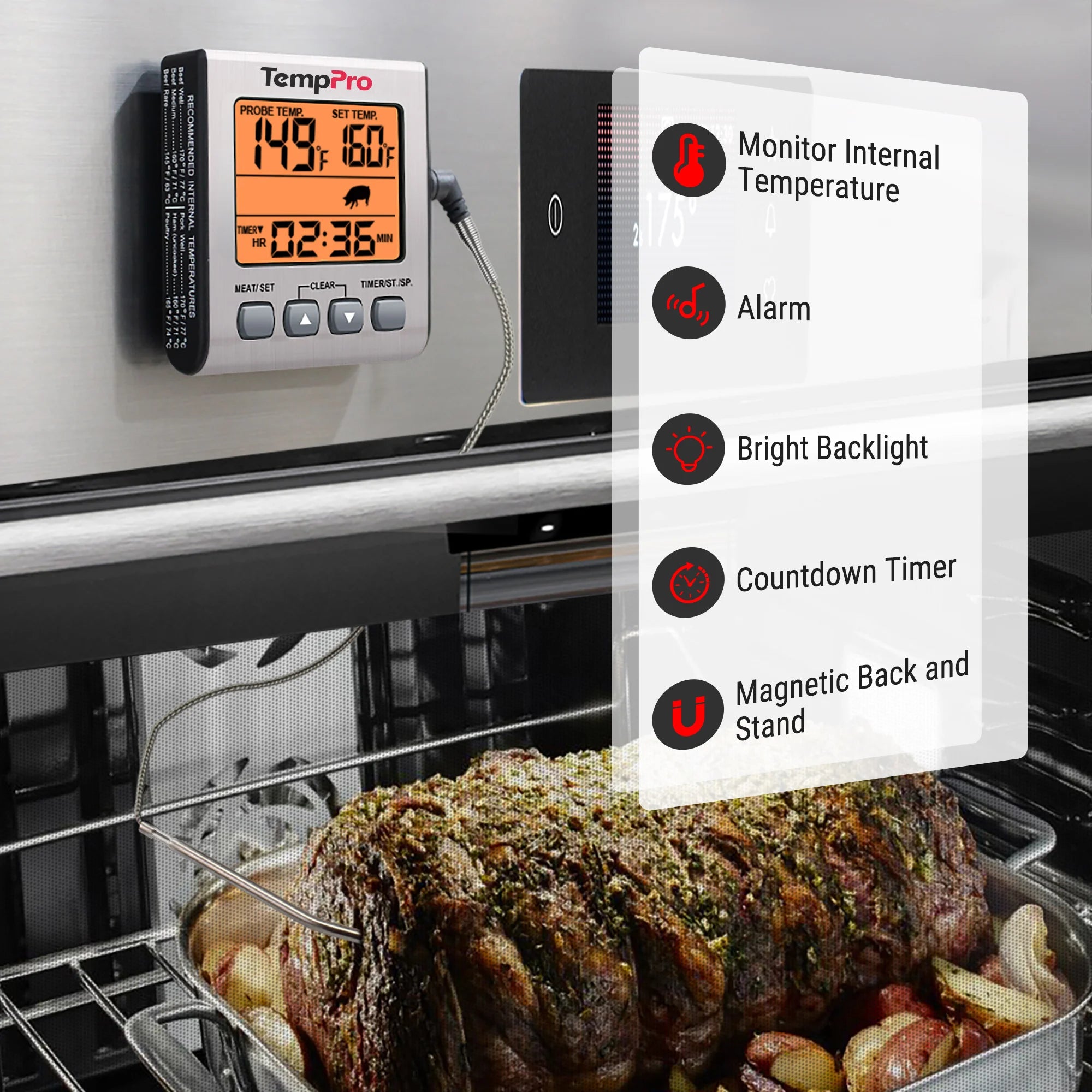 TempPro TempTrack Core TP16S Termometro Carne Sonda Forno