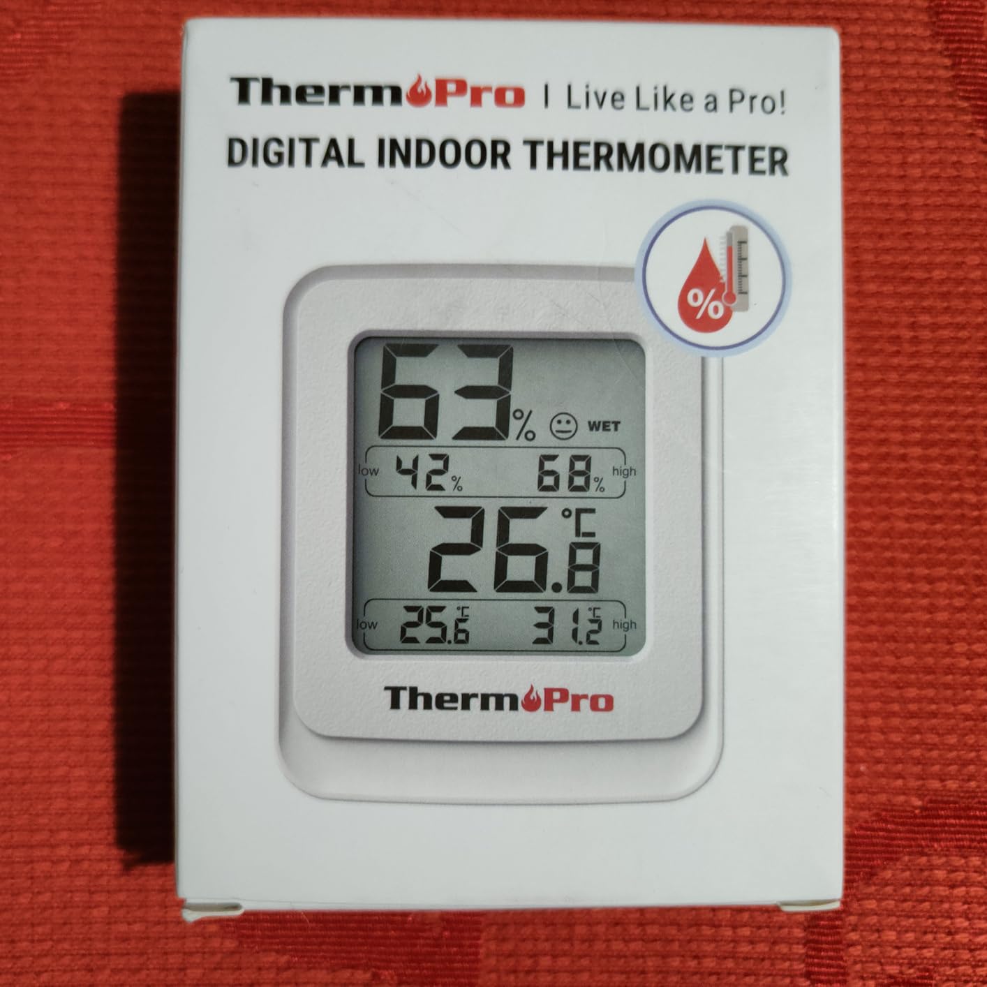 ThermoPro TP150 Termoigrometro Digitale 2 Pezzi