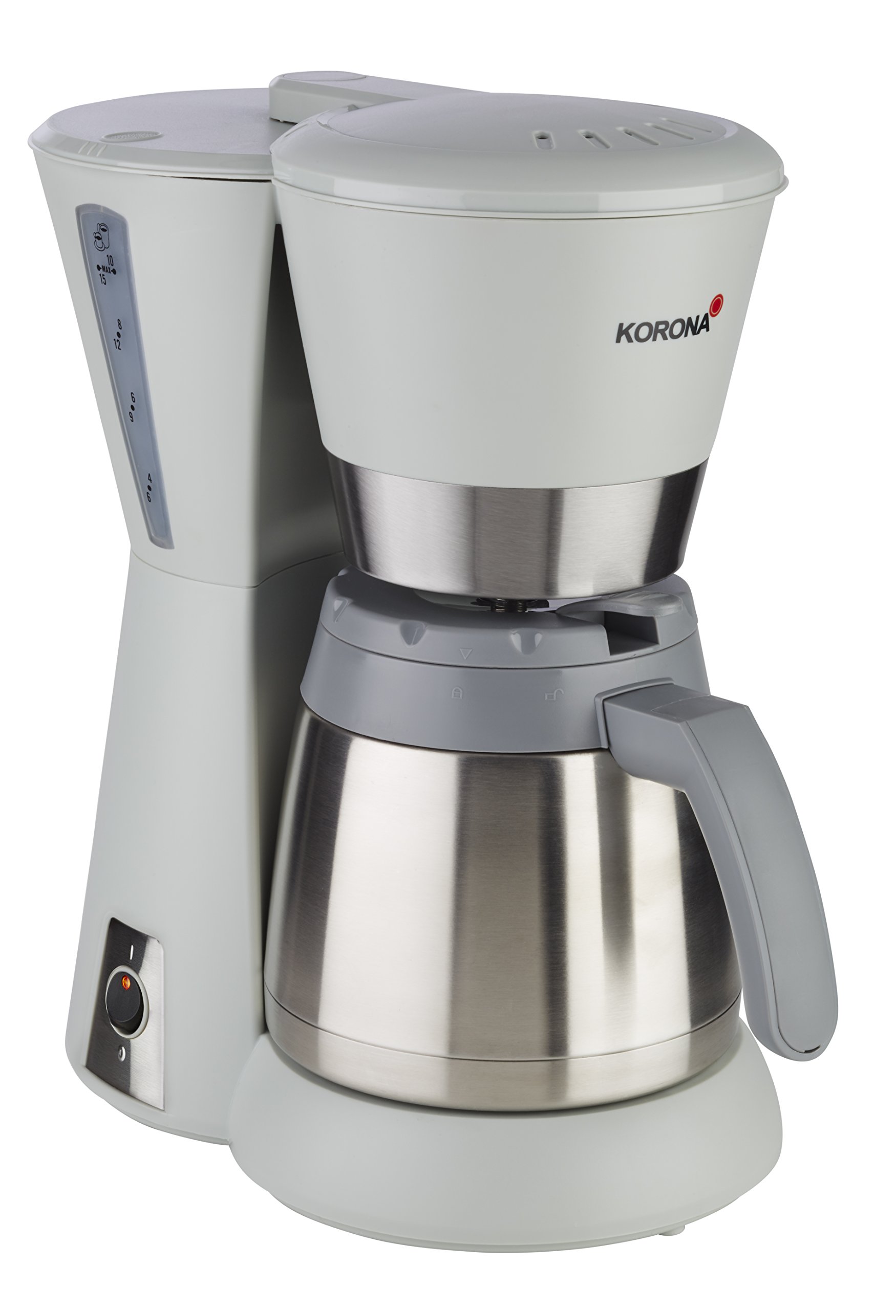 Korona 10206 Macchina Caffè Americano 1,25 L Grigia 10 Tazze