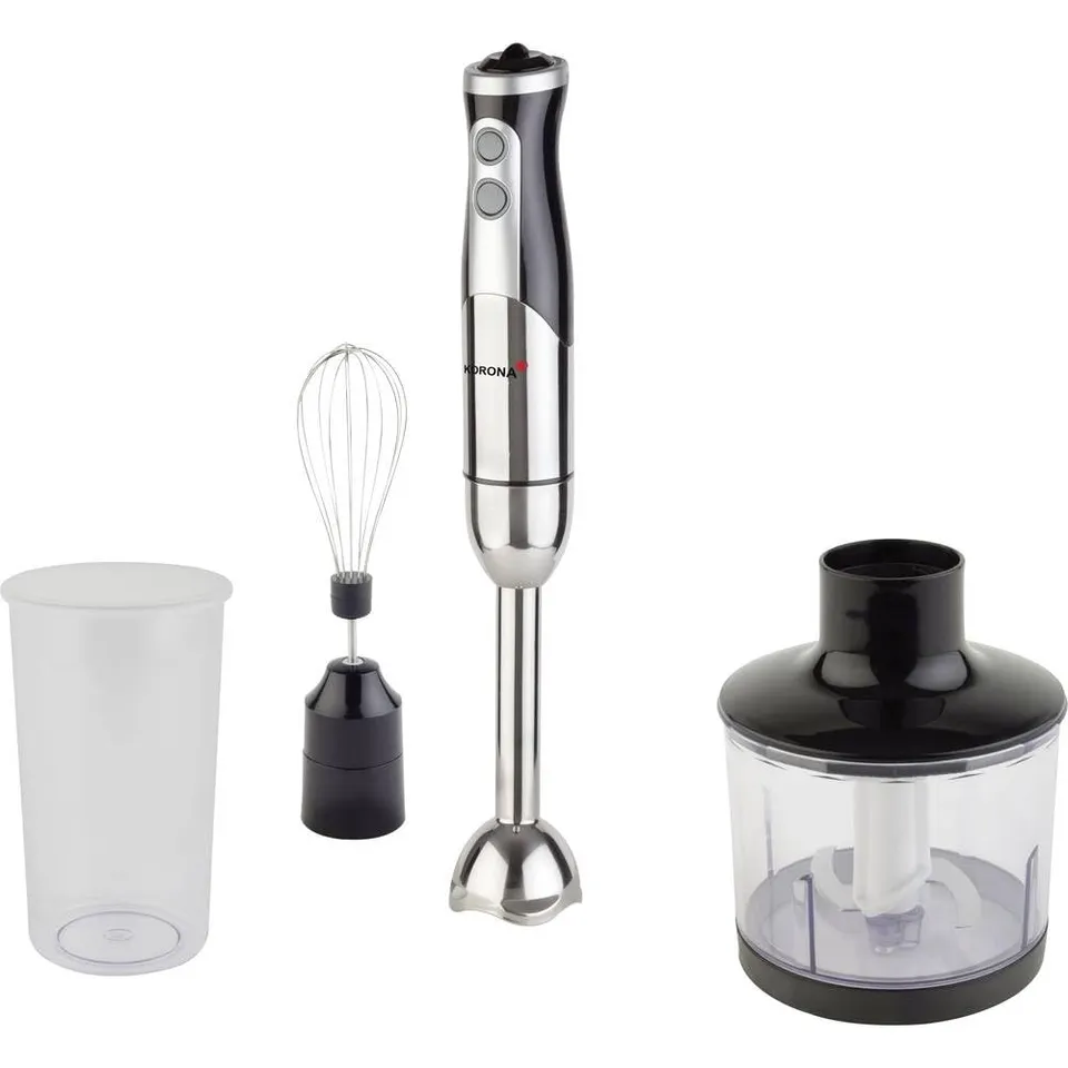 Korona 23710 frullatore a immersione 800W nero acciaio