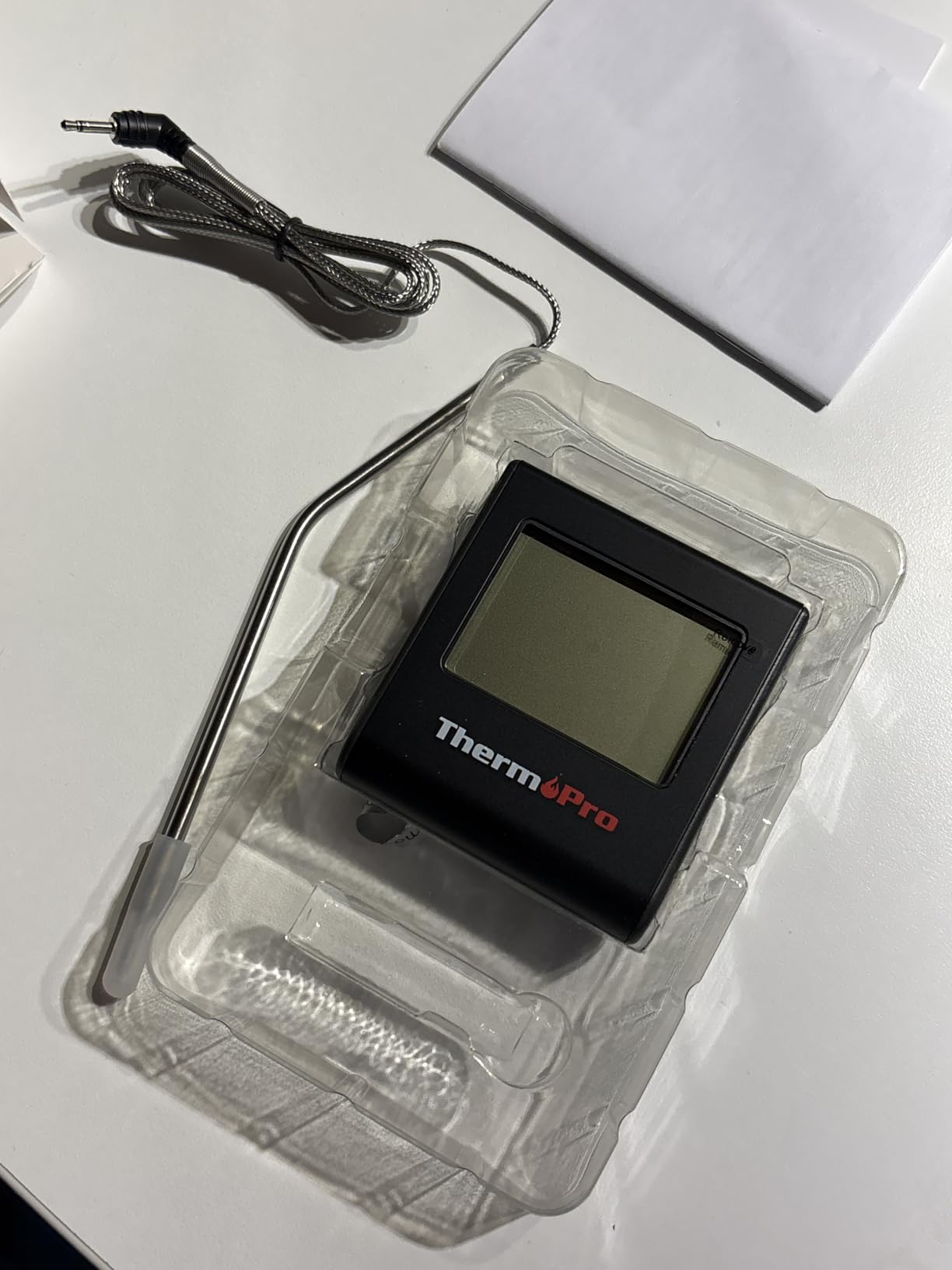 ThermoPro TP16B Termometro Carne Forno Nero 1 Sonda