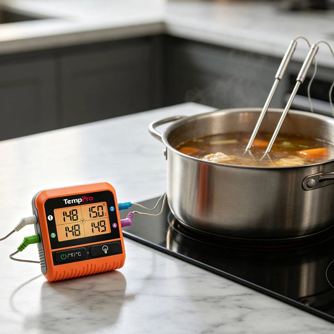 TempPro TempSync PLUS TP829B termometro carne 4 sonde