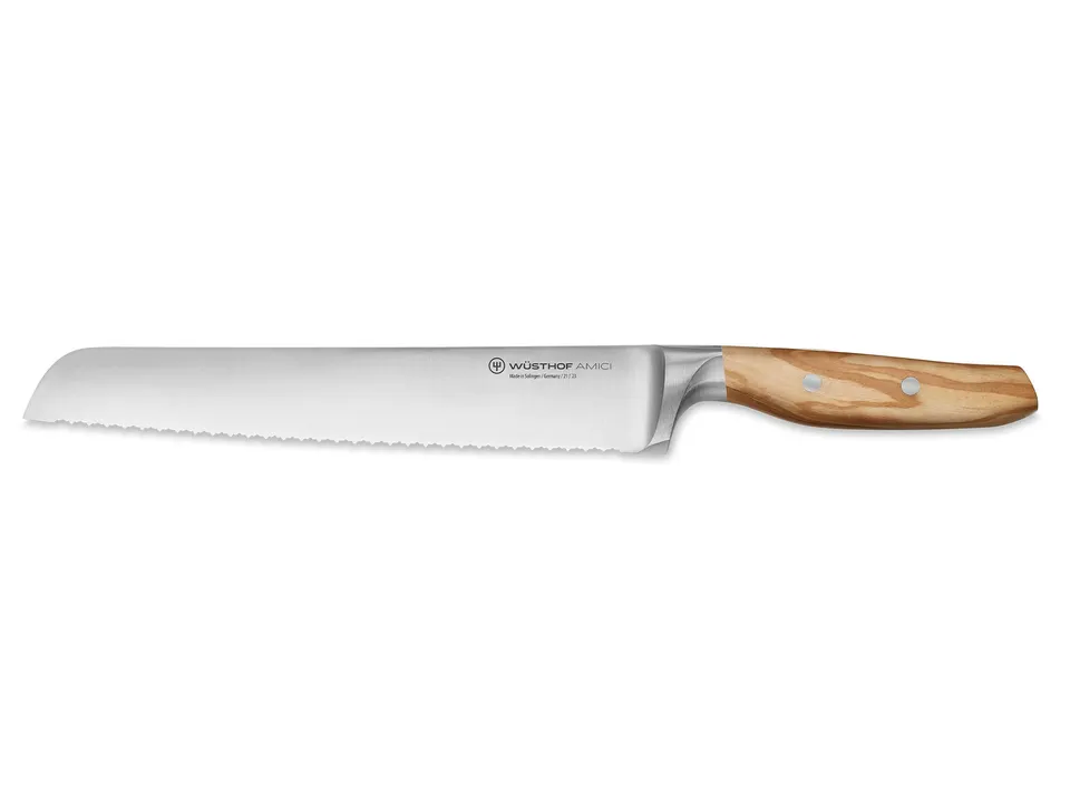 Wüsthof Amici Coltello Pane 23 cm manico ulivo