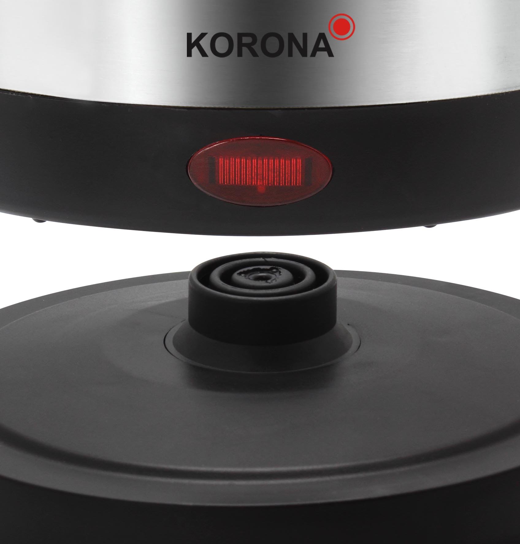 Korona 20303 Bollitore Elettrico 1 L Nero Acciaio