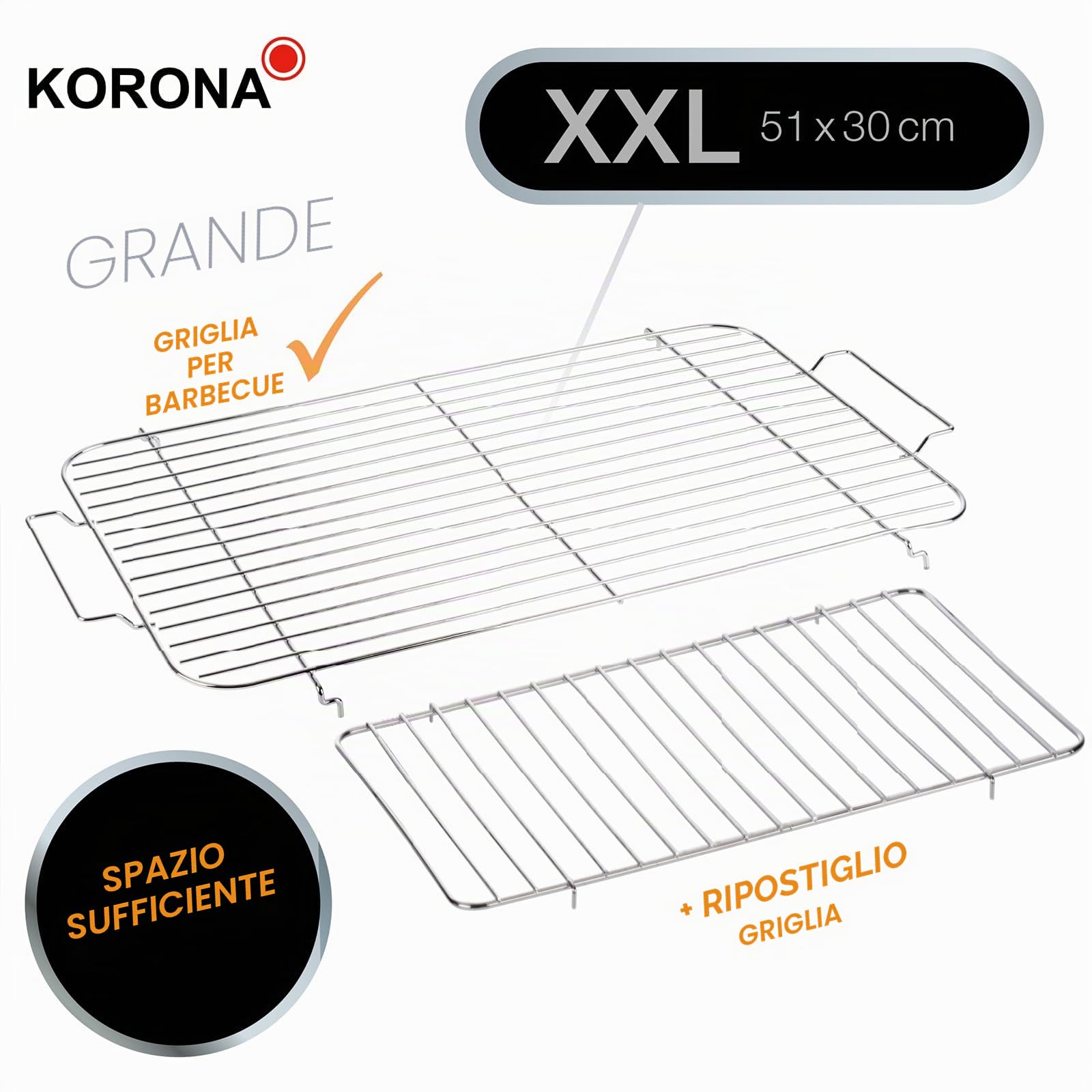 Korona 46221 Barbecue Elettrico XXL 2200W