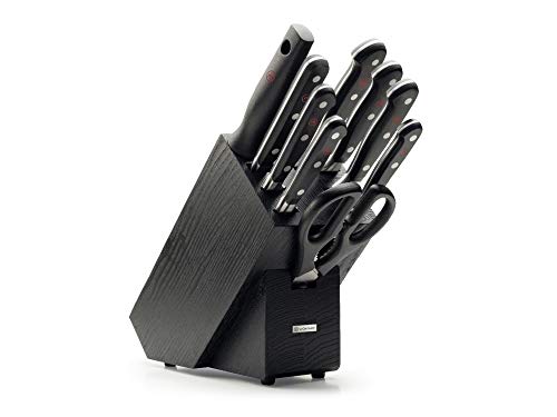 Wusthof Classic set coltelli ceppo 9 pezzi nero