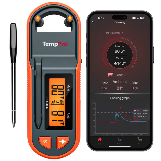 TempPro TempSpike Plus TP971 Termometro Carne Bluetooth