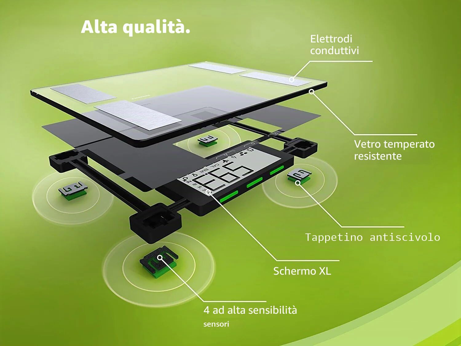 Soehnle Shape Sense Connect 50 bilancia pesapersone BIA
