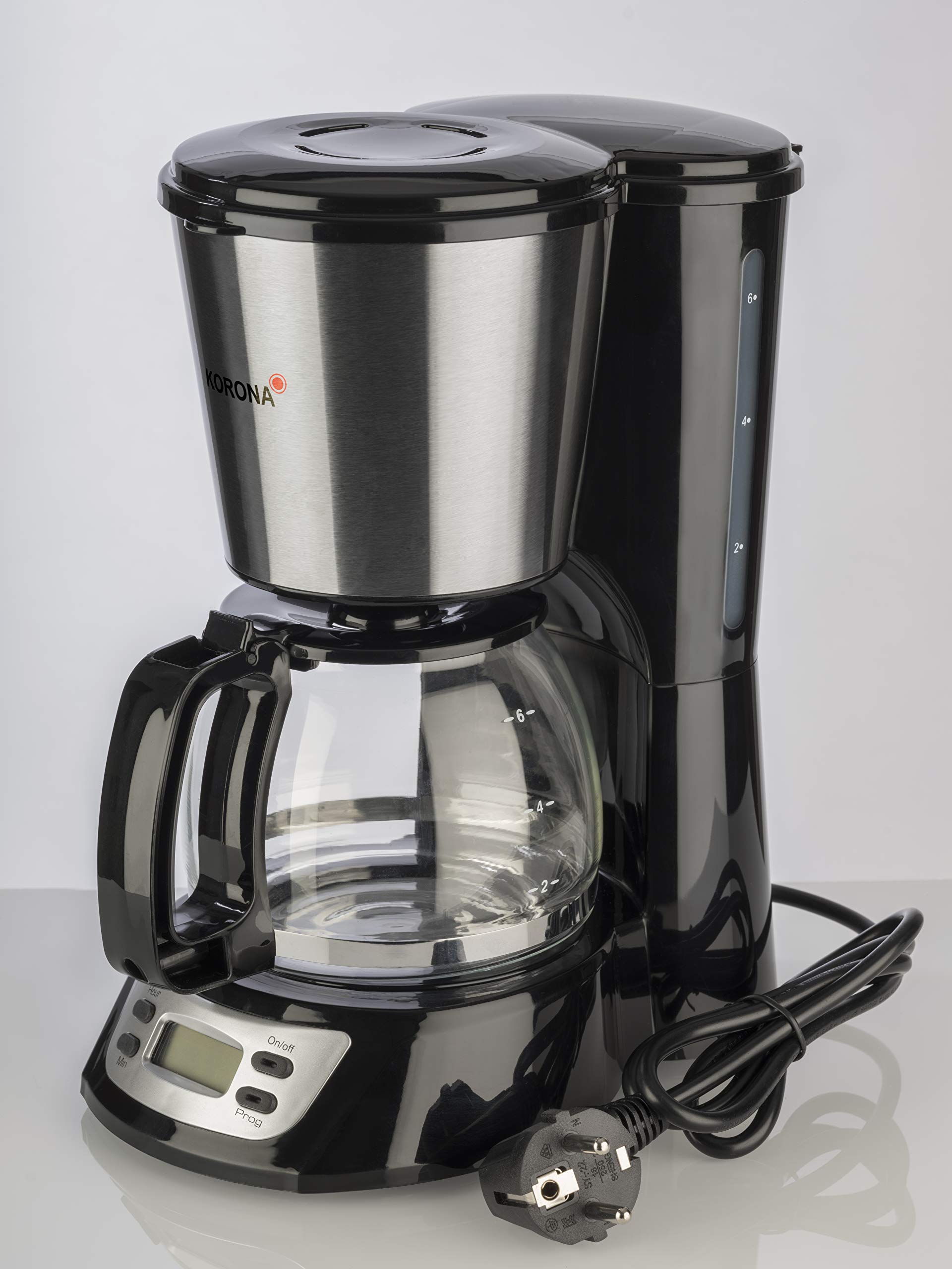 Korona 12113 macchina caffè filtro 6 tazze timer