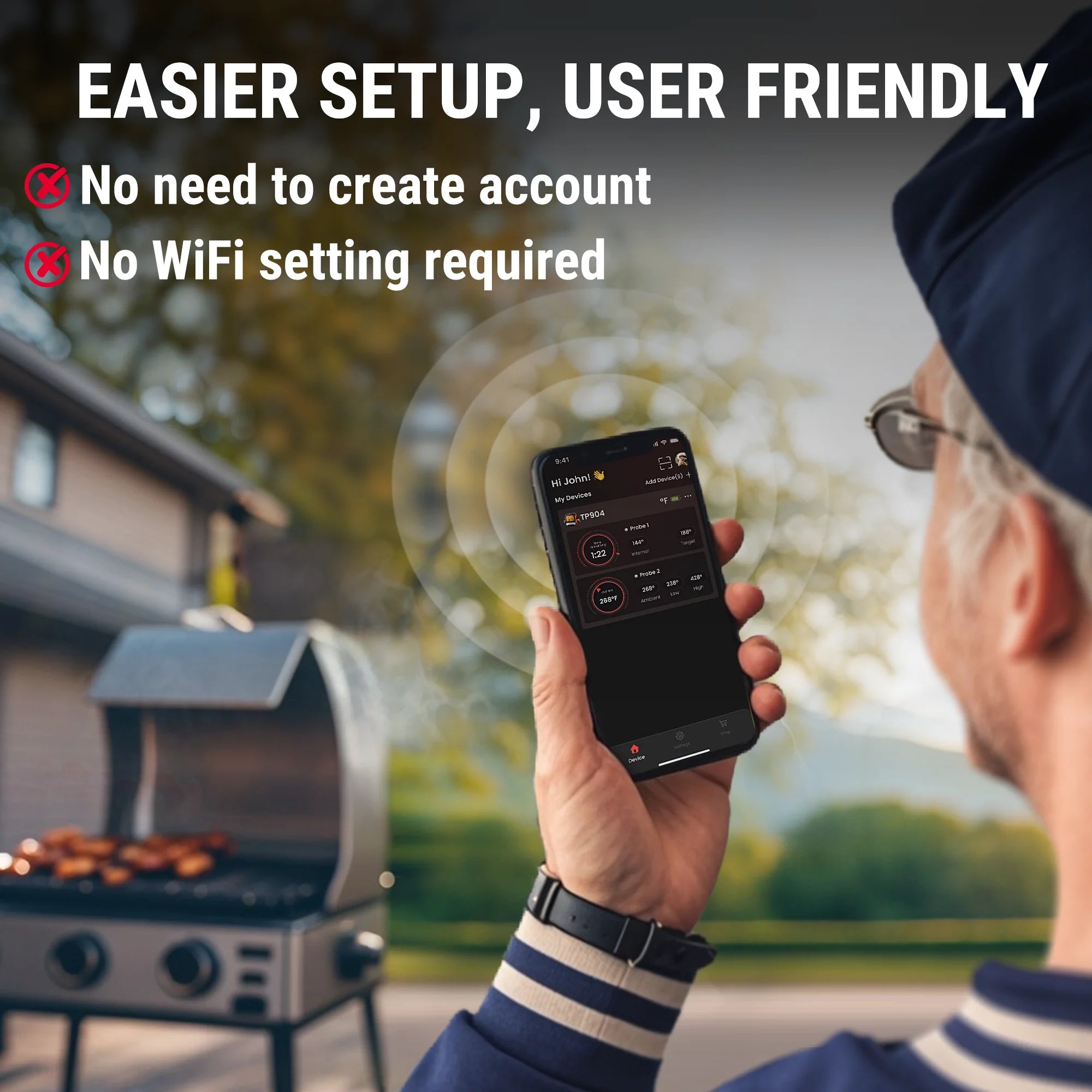 TempPro TP904 TP605 termometro carne bluetooth kit