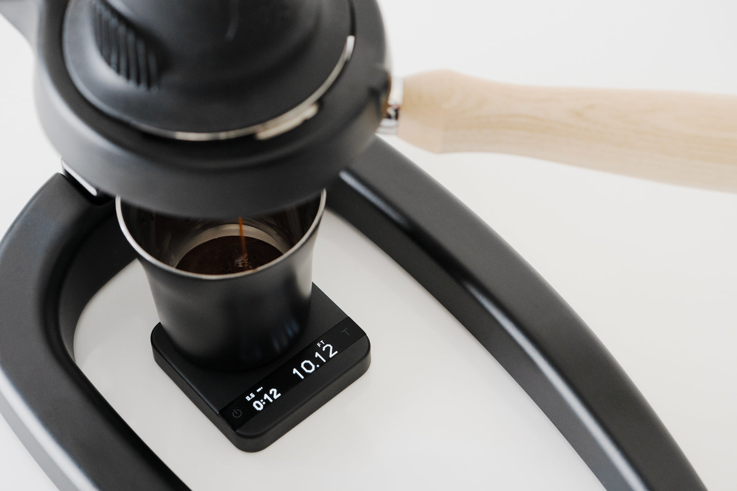Acaia Pyxis Black bilancia caffè nera 0,001 g