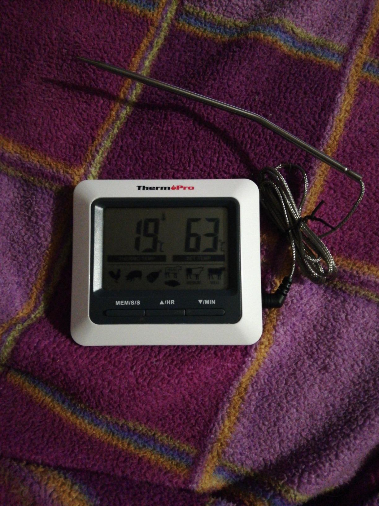 ThermoPro TP04 Termometro Carne Digitale Sonda Timer
