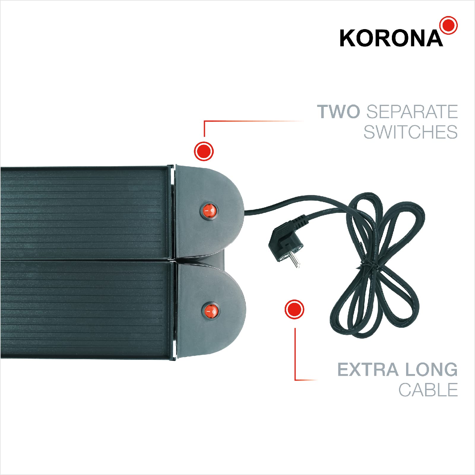 Korona 45072 raclette pieghevole 8 persone 2 in 1