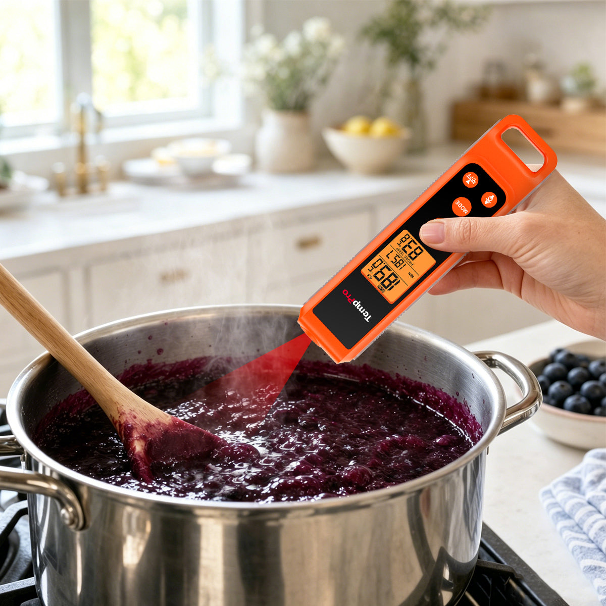 TempPro TempScan PLUS TP420 Termometro Cucina Infrarossi e Sonda