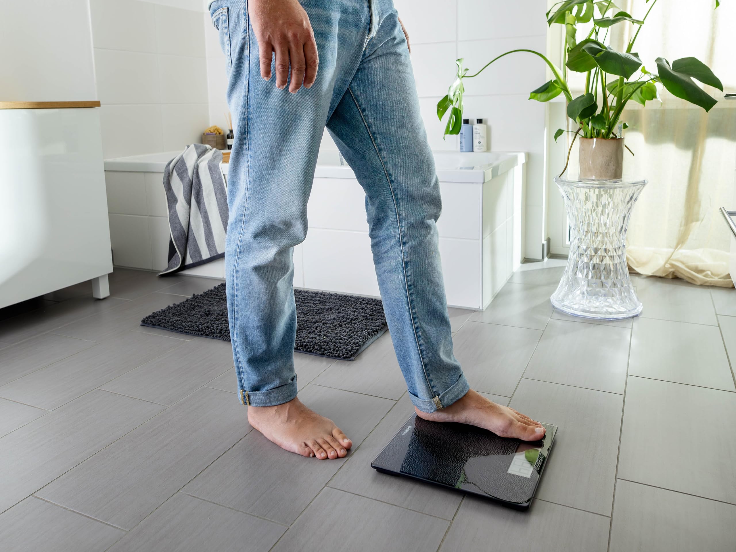 Soehnle Style Sense Comfort Coral bilancia pesapersone 180 kg vetro