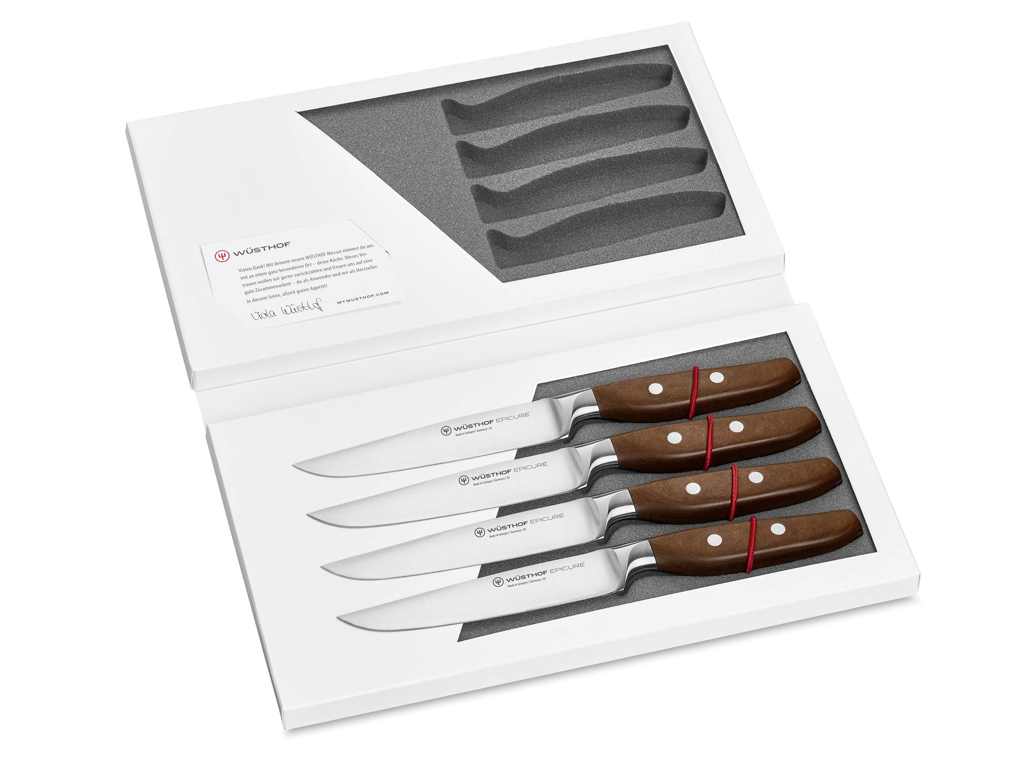 Wüsthof Epicure Set Coltelli Bistecca 4 Pz Tavola Carne