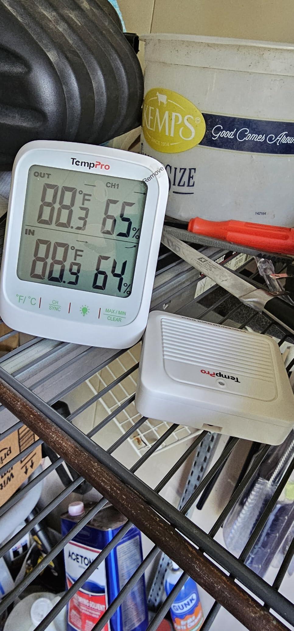 TempPro TempAir Plus TP260B Termoigrometro Wireless Display