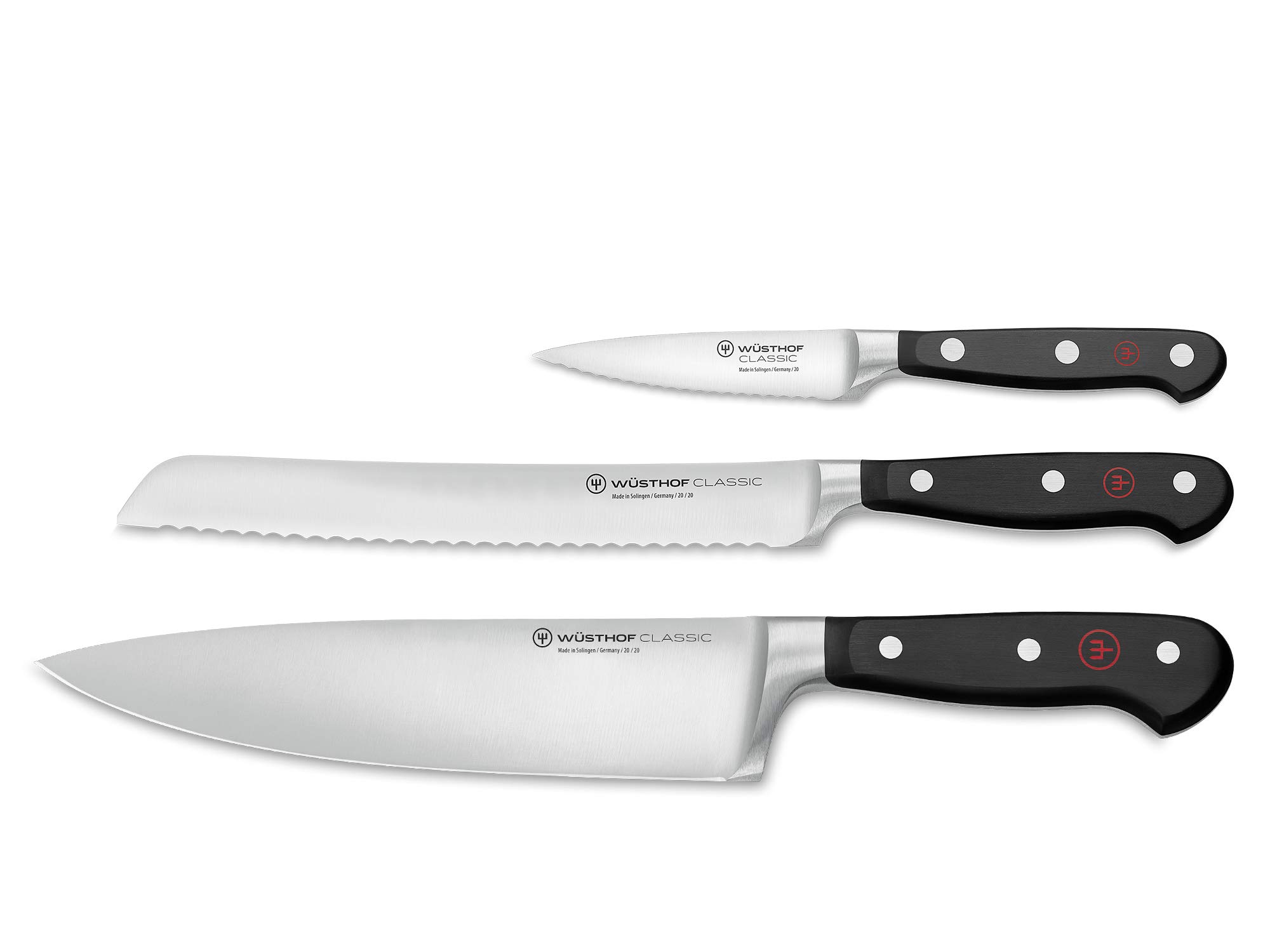 Wüsthof Classic Set 3 Coltelli Cucina Blu