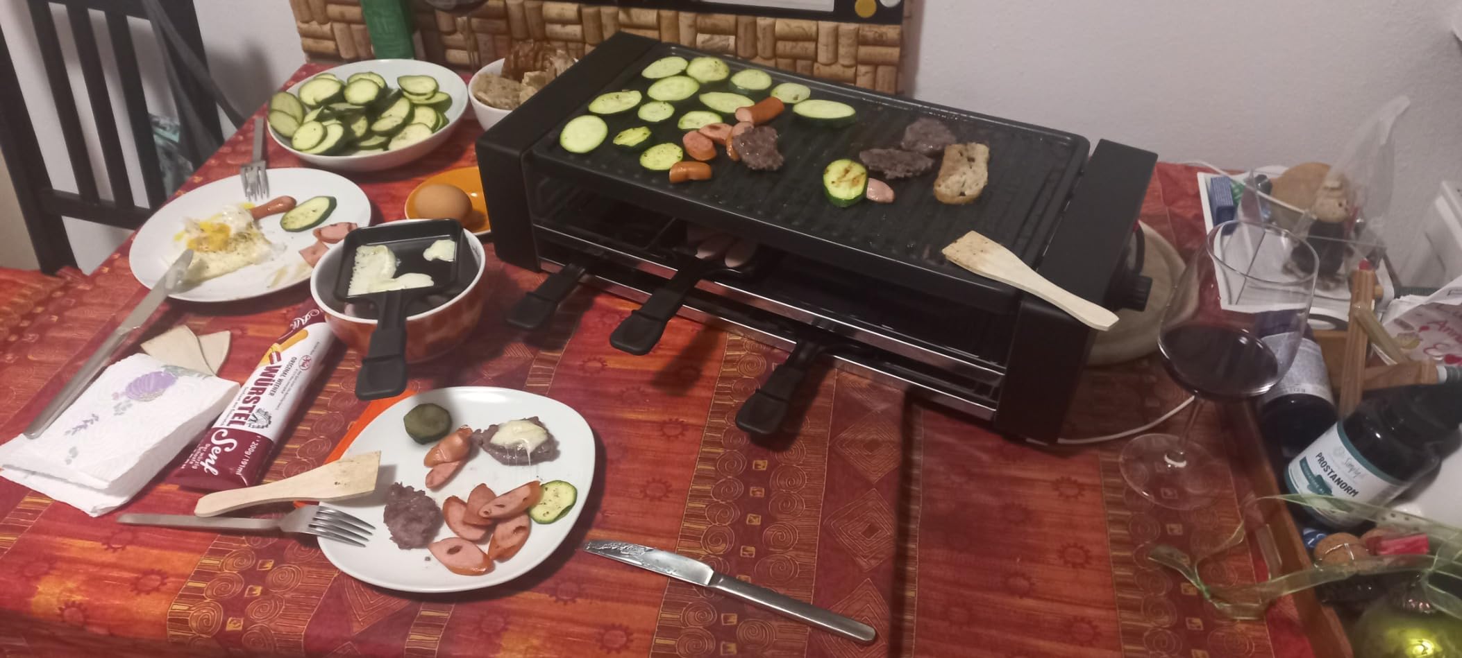 Korona 45070 Raclette 8 Persone 1300W antiaderente