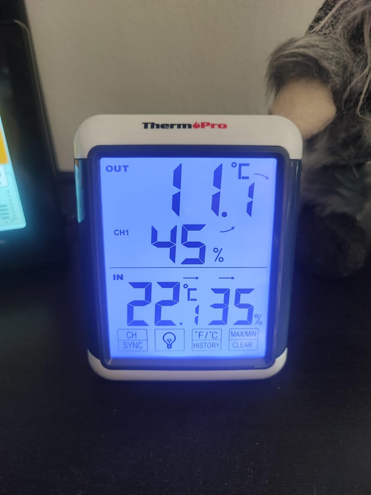 ThermoPro TP65 Termoigrometro Wireless Retroilluminato
