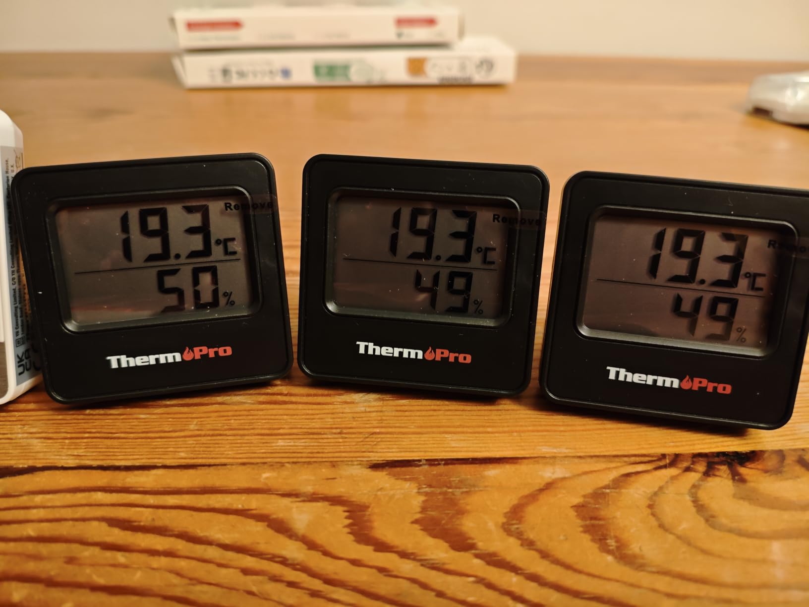 ThermoPro TP157 Termometro Ambiente 3 Pezzi Igrometro