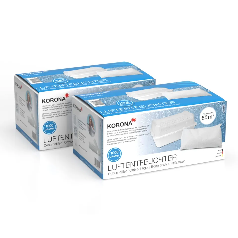 Korona 82160 deumidificatore casa 2 pezzi granuli 1 kg