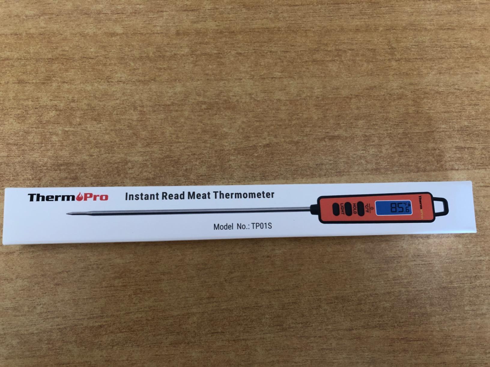 TempPro TP01 Termometro Carne Digitale Bianco Sonda Lunga