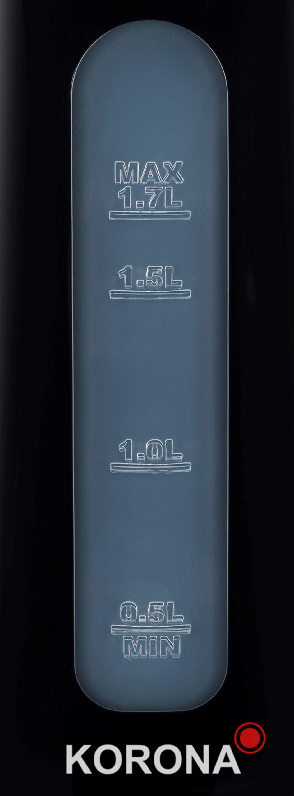 Korona 20232 Bollitore Elettrico 1,7 L Nero 2200W Acciaio