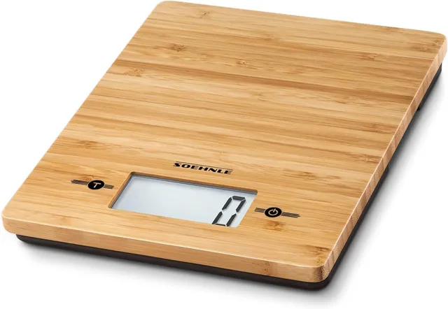 Soehnle Bamboo bilancia cucina digitale 5 kg sensor-touch
