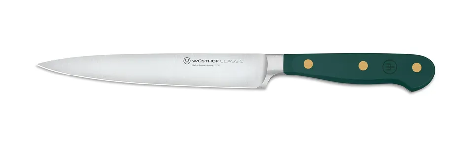 Wüsthof Classic coltello prosciutto 16 cm verde forgiato