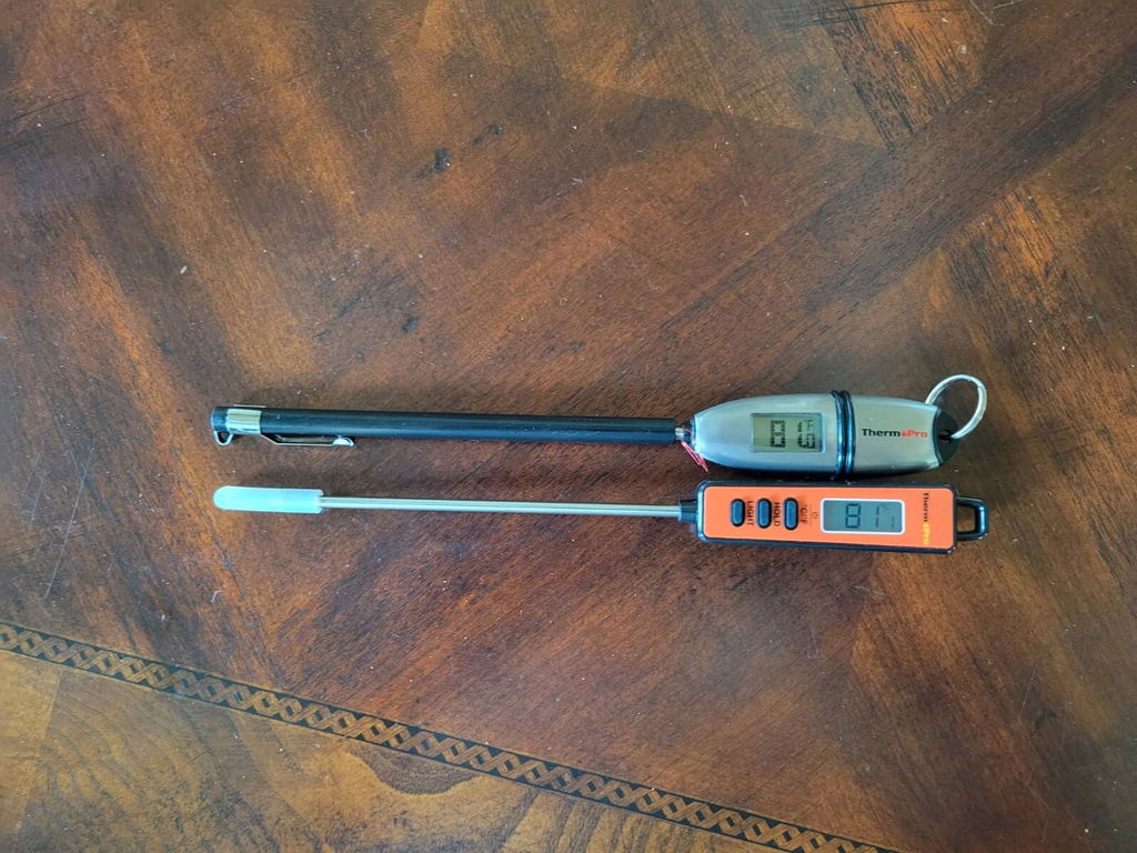 TempPro TP01A termometro cucina istantaneo 2 pezzi sonda lunga