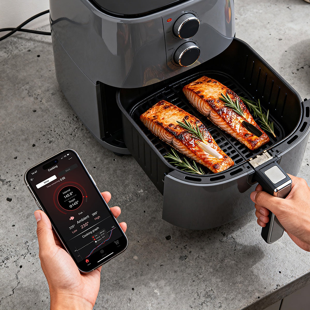 TempPro Twin TempSpike Plus TP972 Termometro Carne Bluetooth