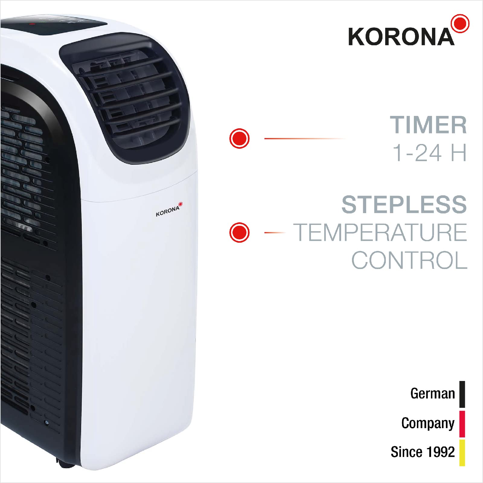 Korona Iceberg 82002 Climatizzatore Portatile 12000 BTU 6in1
