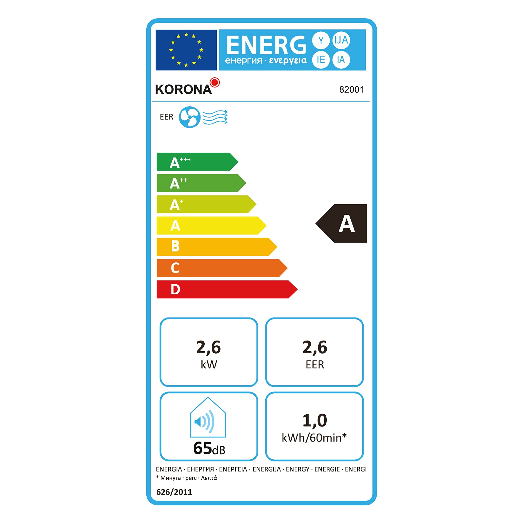 Korona Iceberg 9.0 ECO 82001 Condizionatore 9000 BTU