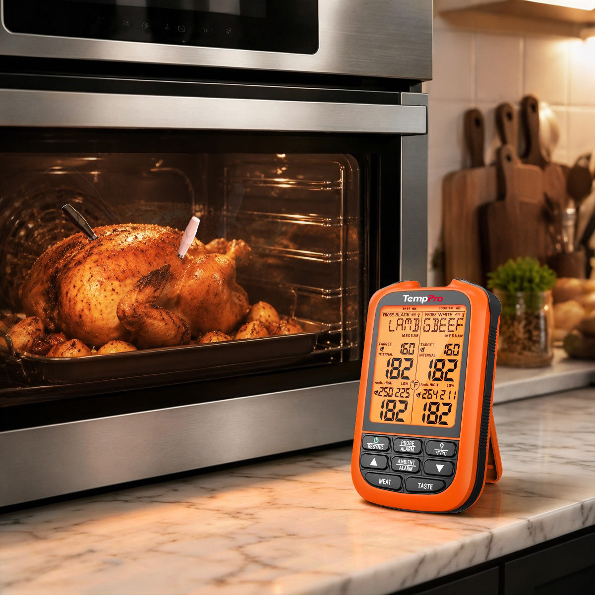 TempPro TempSpike XR TP862B termometro carne wireless 2 sonde