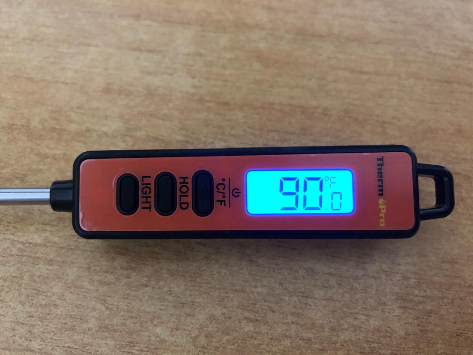 TempPro TP01 Termometro Carne Digitale Bianco Sonda Lunga