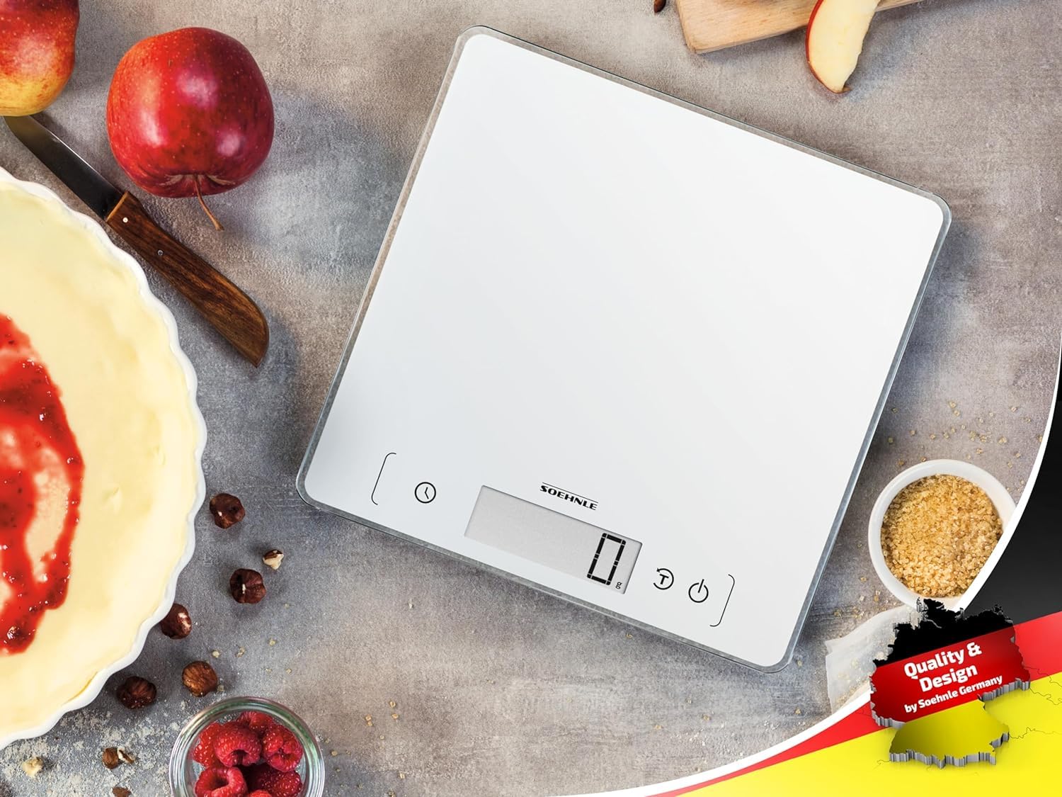 Soehnle Page Comfort 400 Bilancia Cucina 10 kg Display XL