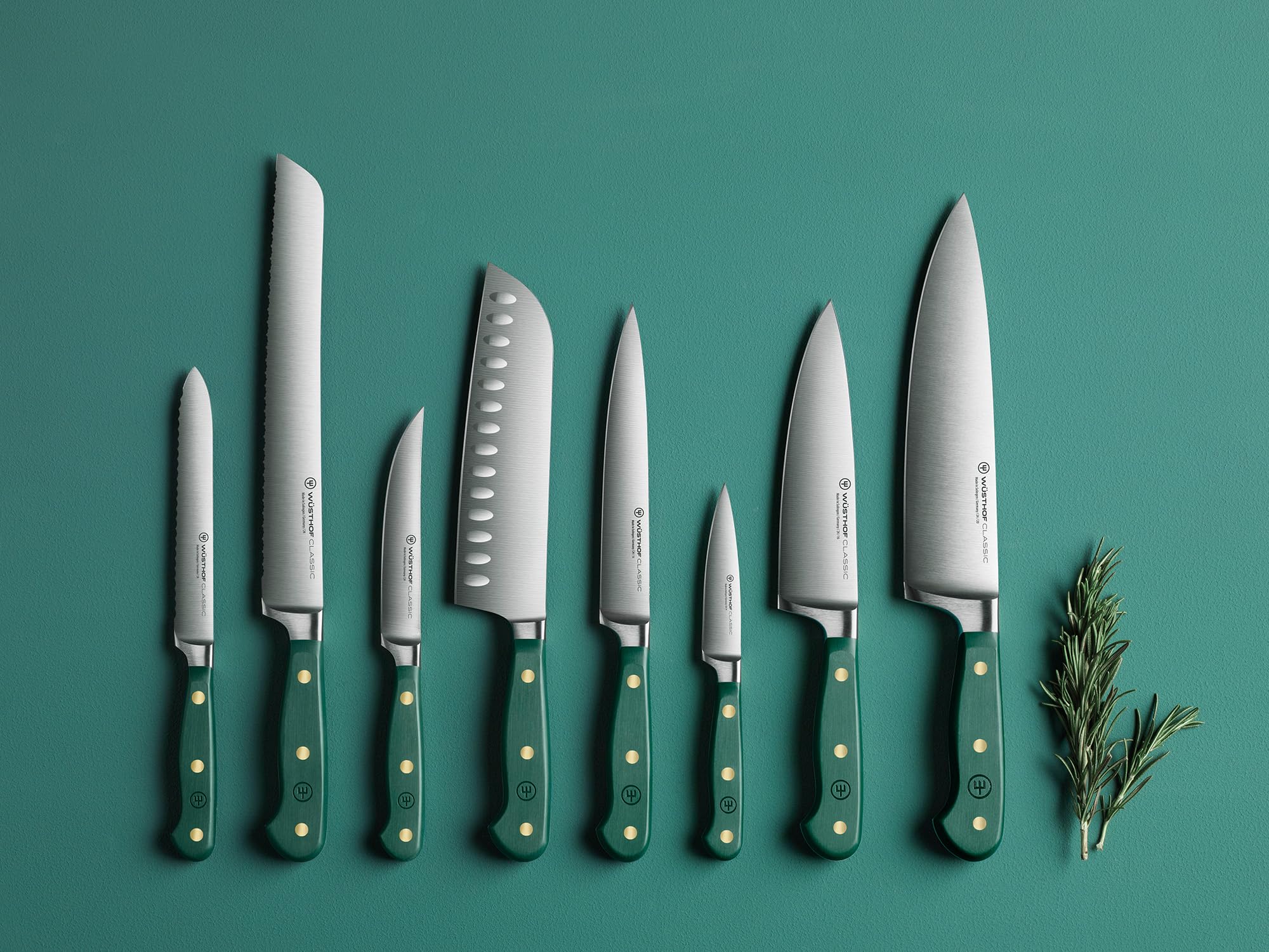 Wüsthof Classic set coltelli 2 pezzi verde Fresh Rosemary