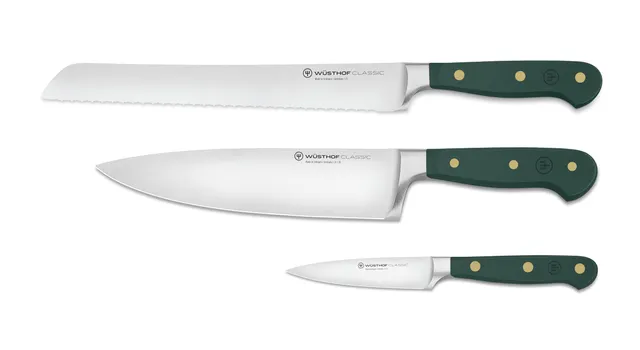 Wusthof Classic set 3 coltelli Fresh Rosemary verde