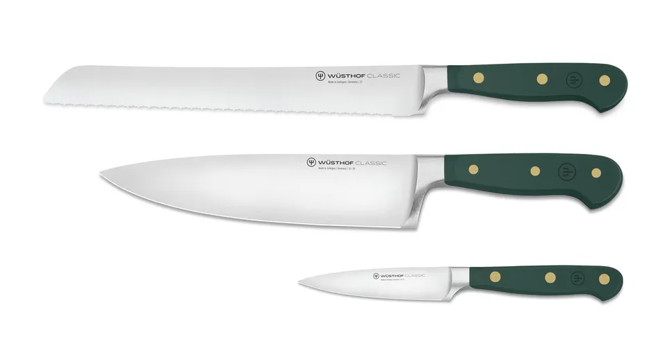 Wusthof Classic set 3 coltelli Fresh Rosemary verde