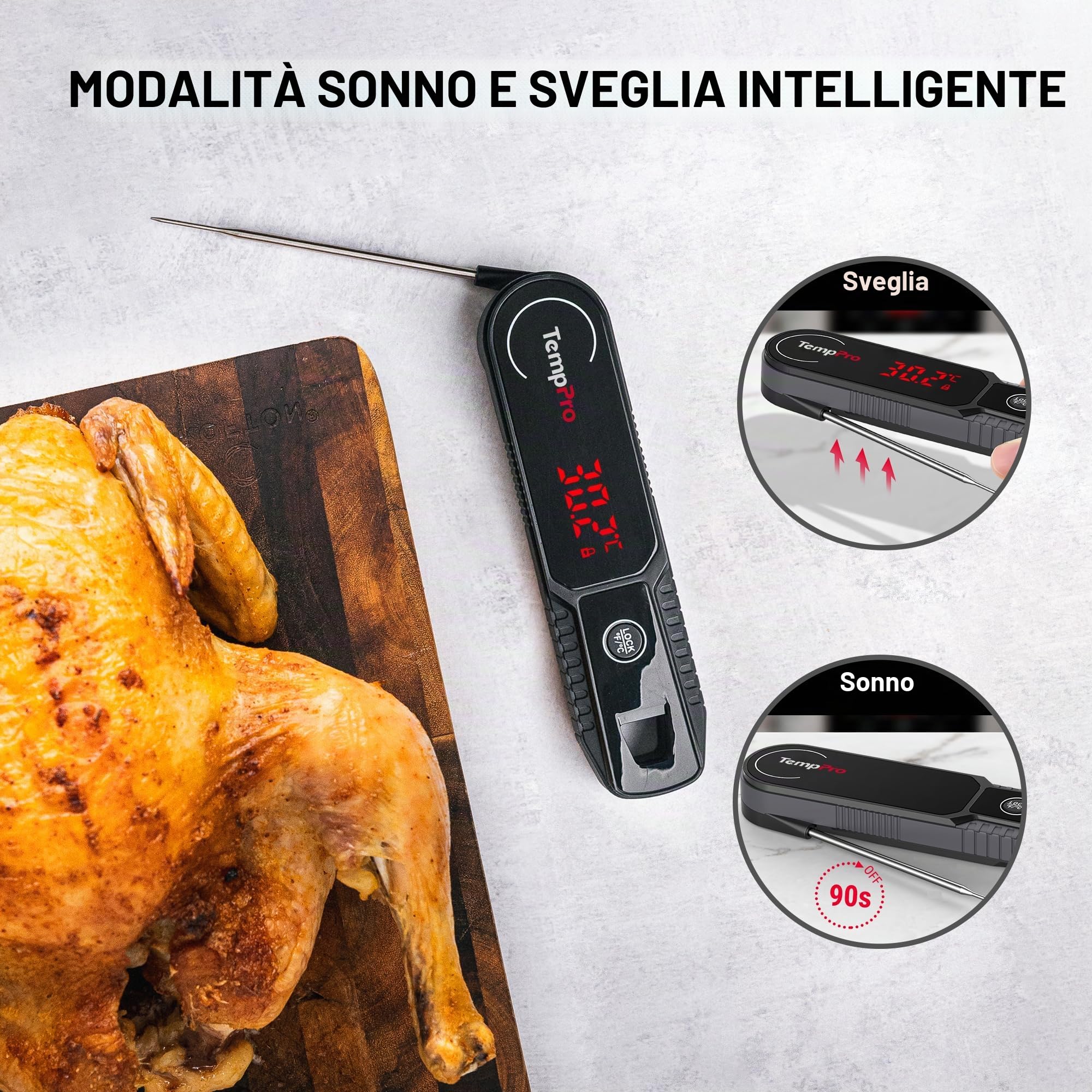 ThermoPro TP622 Termometro Cucina Digitale Sonda