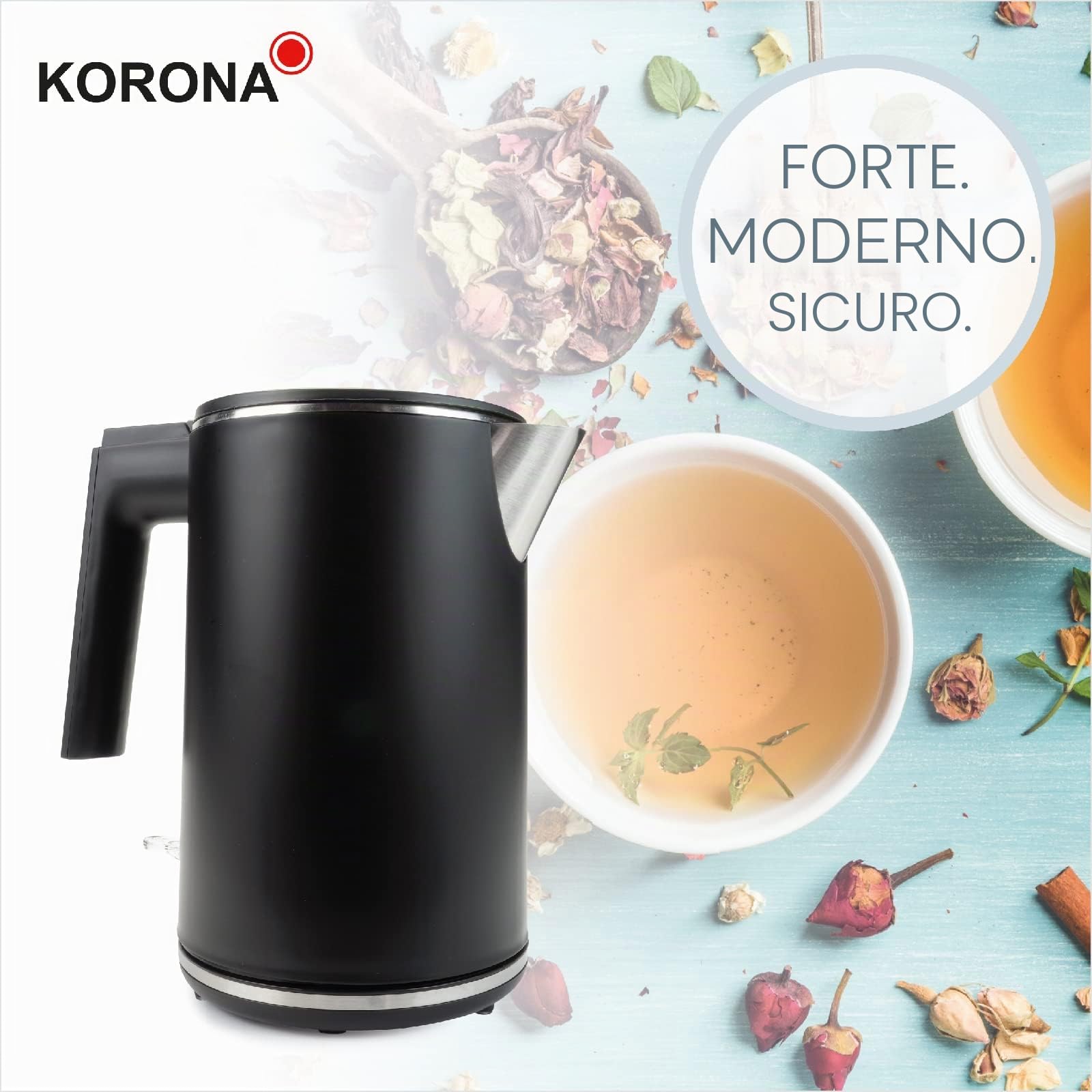 Korona 20119 Bollitore Doppia Parete 1 L Cool Touch