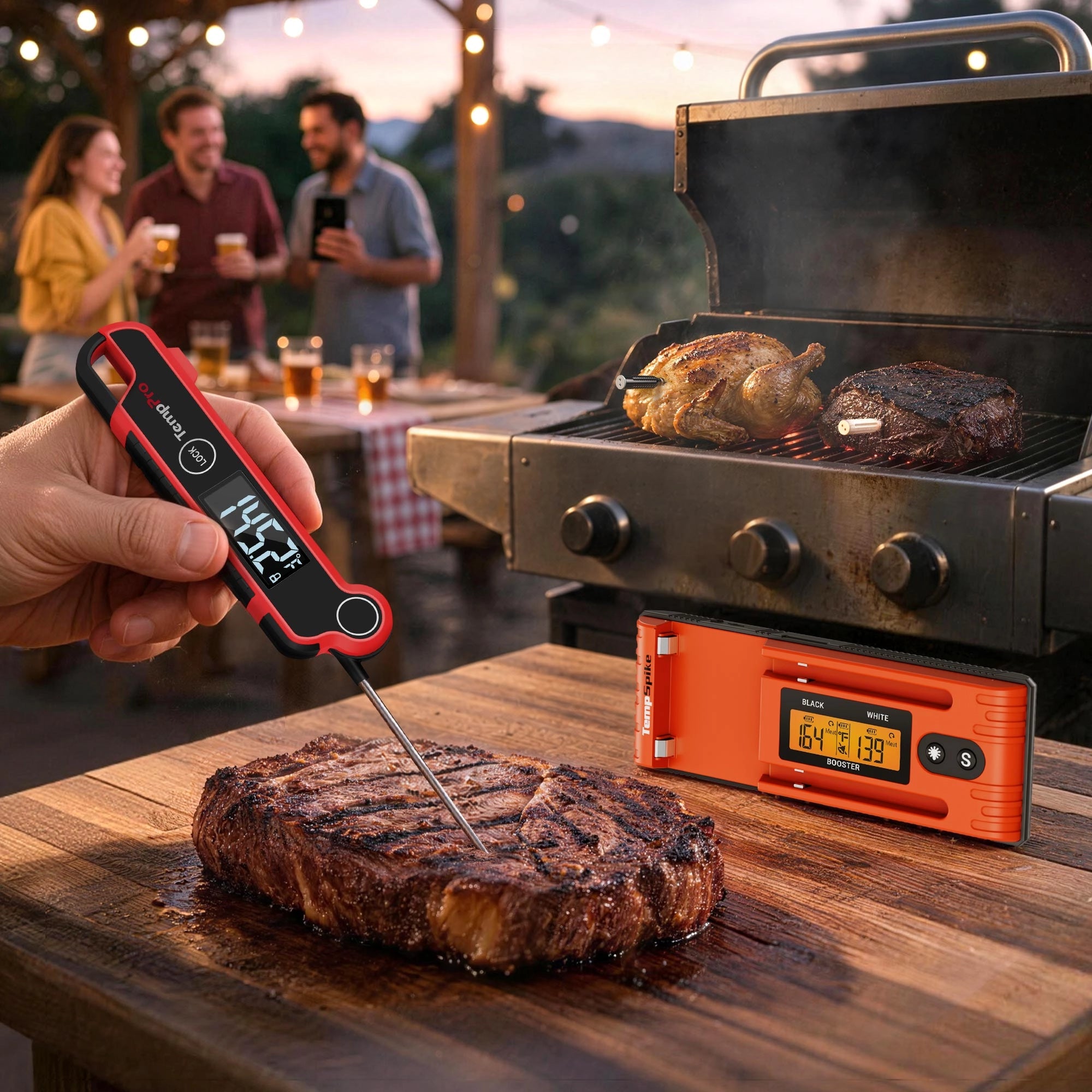 TempPro TempSpike TP962+TP620 termometro carne wireless bluetooth