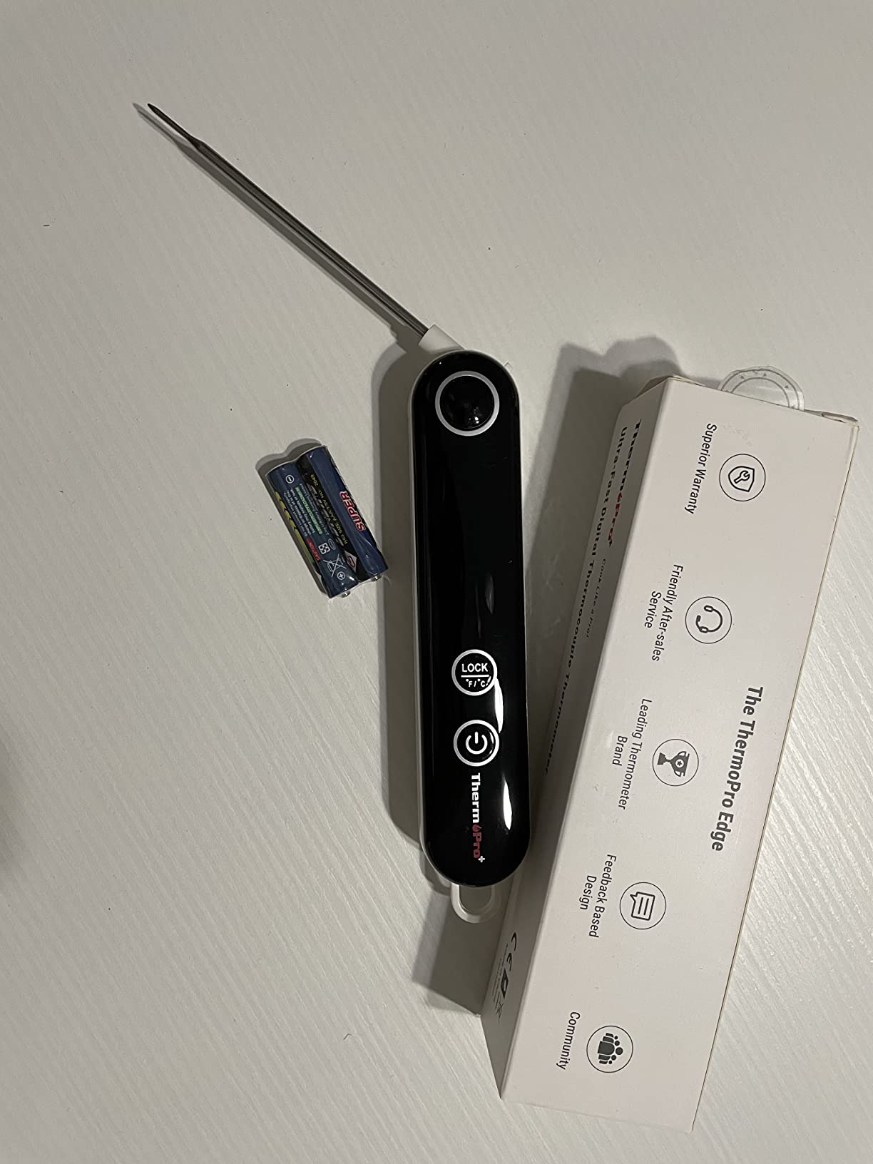 ThermoPro TP18 Termometro Carne Digitale Pieghevole 3 Secondi