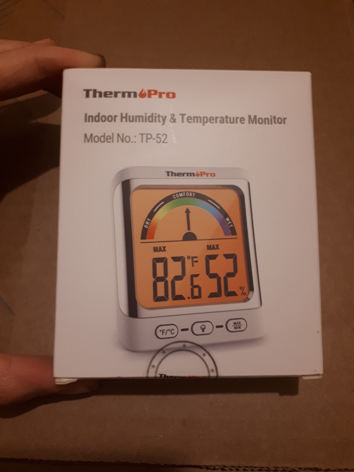 ThermoPro TP152 Termoigrometro Interno Orologio