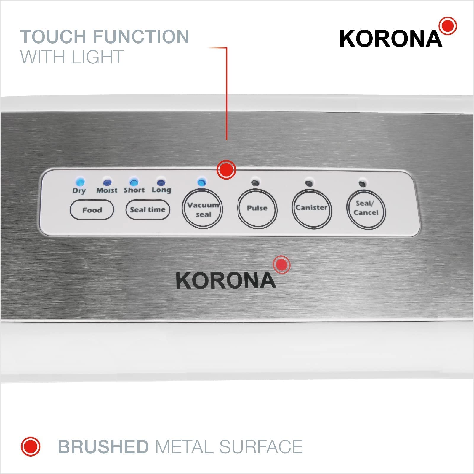 Korona 28000 4 in 1 macchina sottovuoto bianco 28 cm