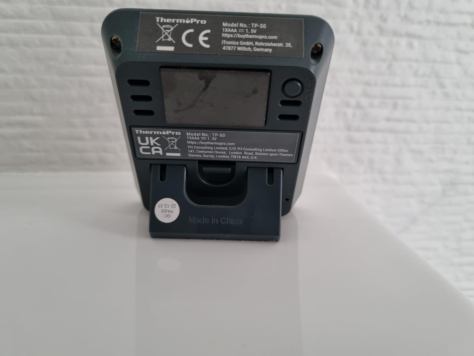 TempPro TP50 termoigrometro digitale Classico 1 pezzo ±1°C
