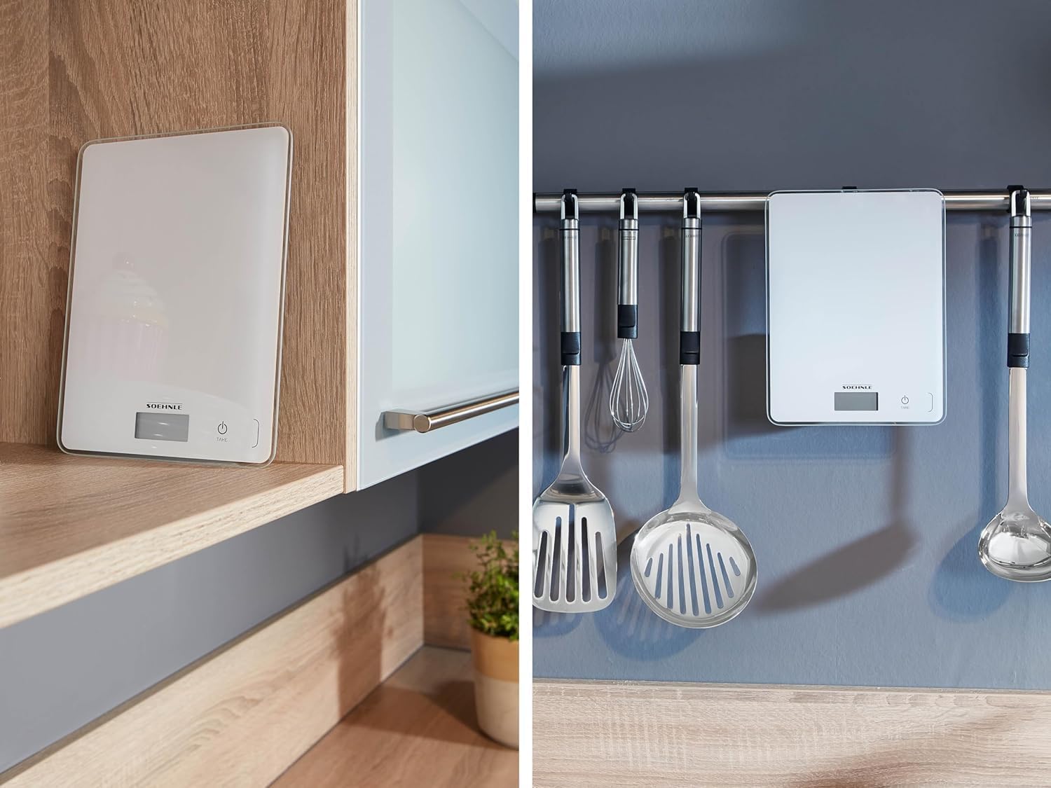 Soehnle Page Compact 300 Bilancia Cucina 5 kg Bianca
