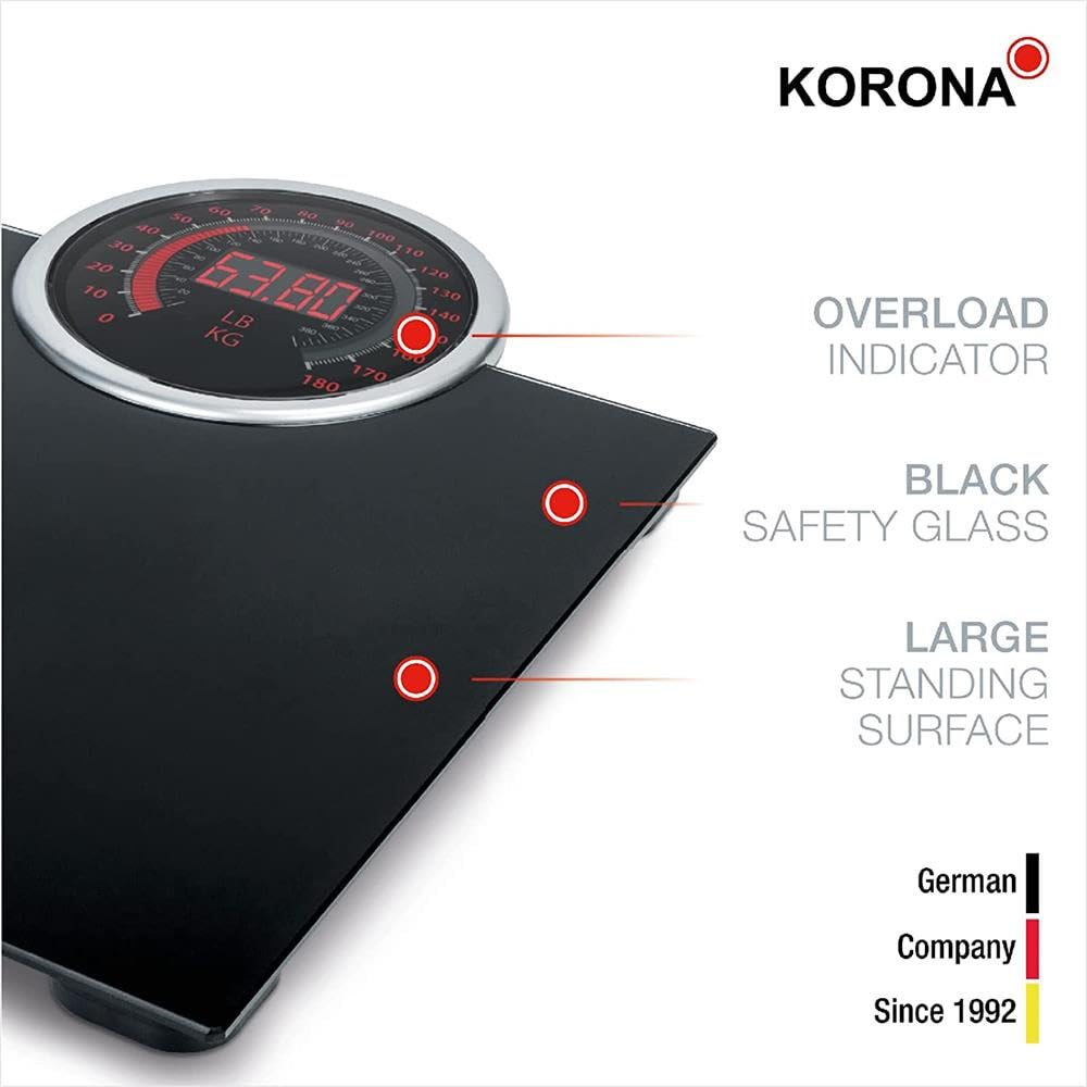 Korona Cora 73250 bilancia pesapersone 180 kg display XXL
