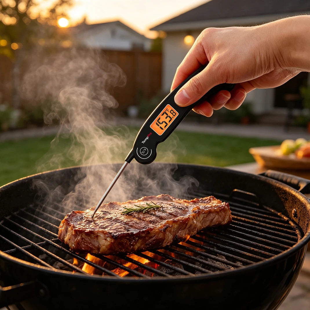 TempPro TempSwift Plus TP605 termometro carne pieghevole